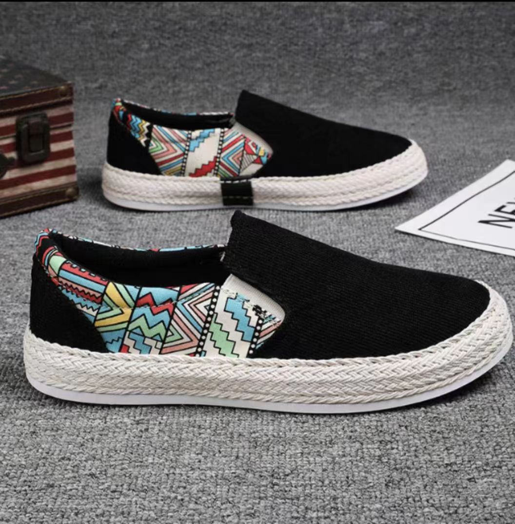 2024 New Spring Breathable Lazy Kick on Trendy Shoes Trend Versatile Boys Casual Board Shoes M9kC#