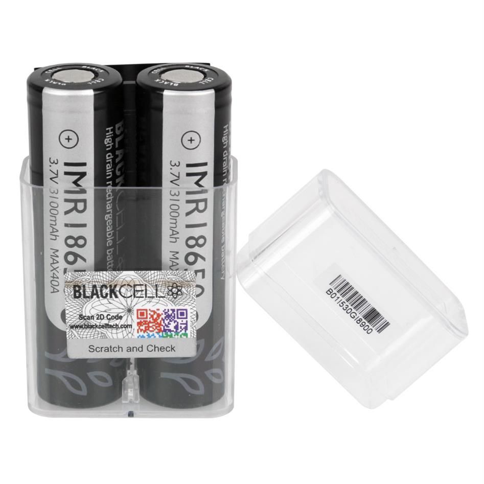 Blackcell IMR 18650 battery 3100mAh 40A 3.7V high drain rechargeable flat top lithium batteries 100% authentic with original gift box
