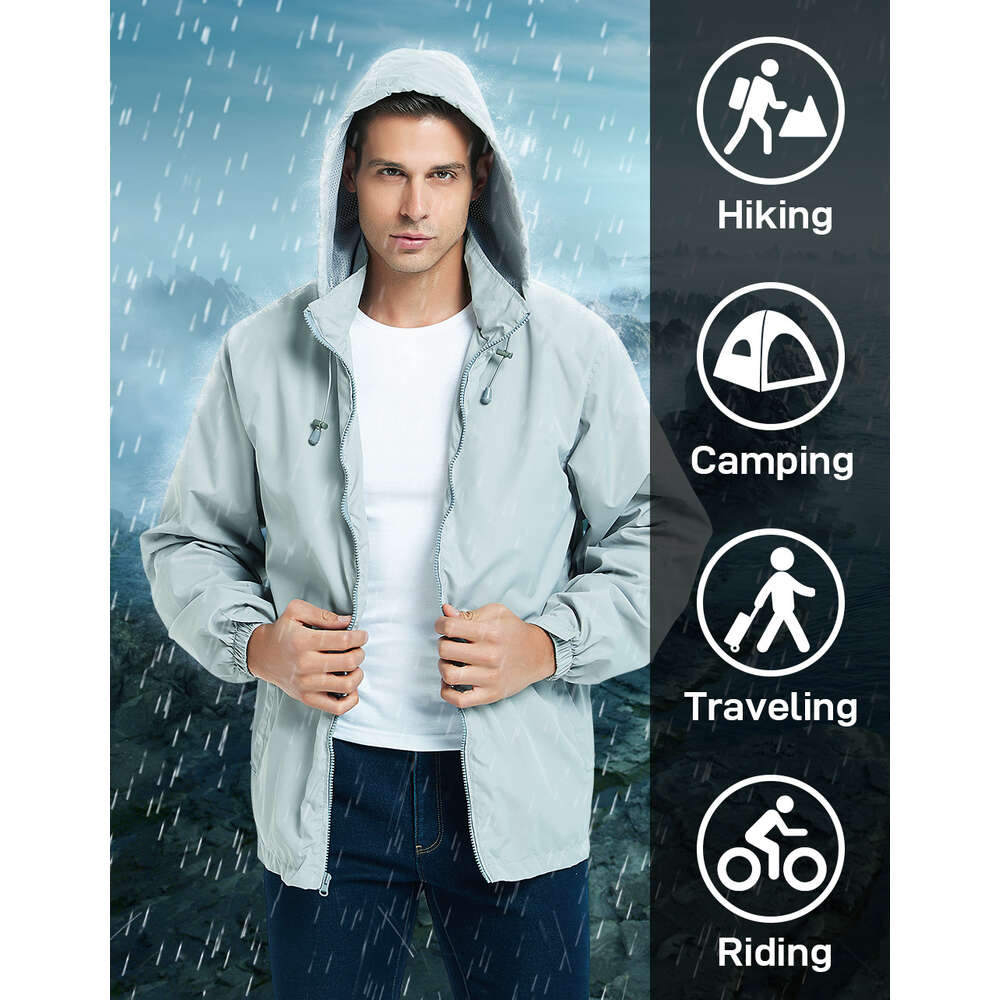 Outdoor Hooded for New Casual Assault Suit, Waterproof Windbreaker, Autumn and Winter Men's Soft Shell Jacket