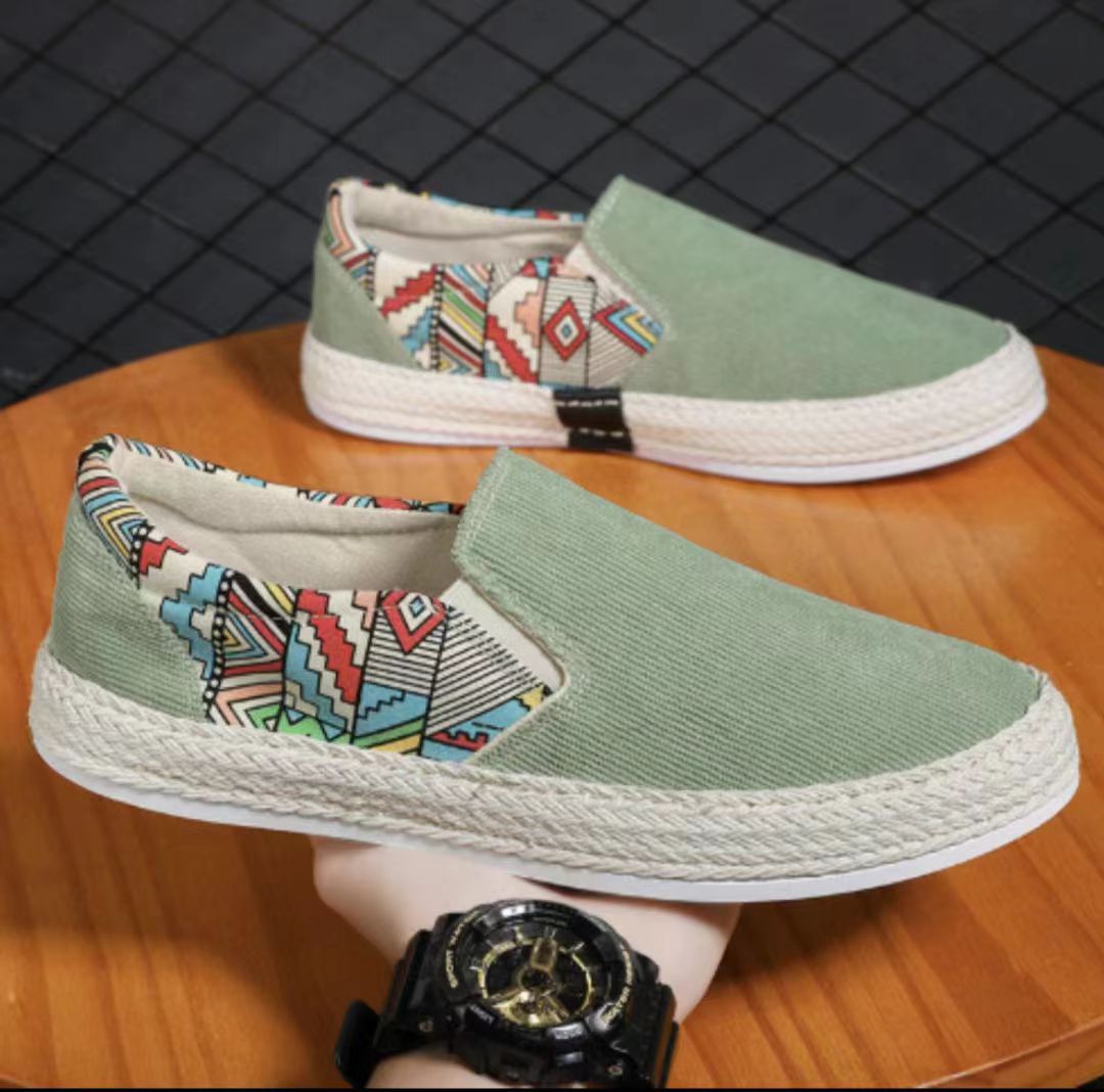 2024 New Spring Breathable Lazy Kick on Trendy Shoes Trend Versatile Boys Casual Board Shoes M9kC#