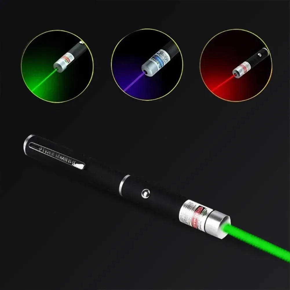 Party Supplies Funny Pet LED Laser Toy Cat Pointer Lights 5MW High Power Lazer Pointers 650Nm Red Blue Green Laser Indicator pen Powerful