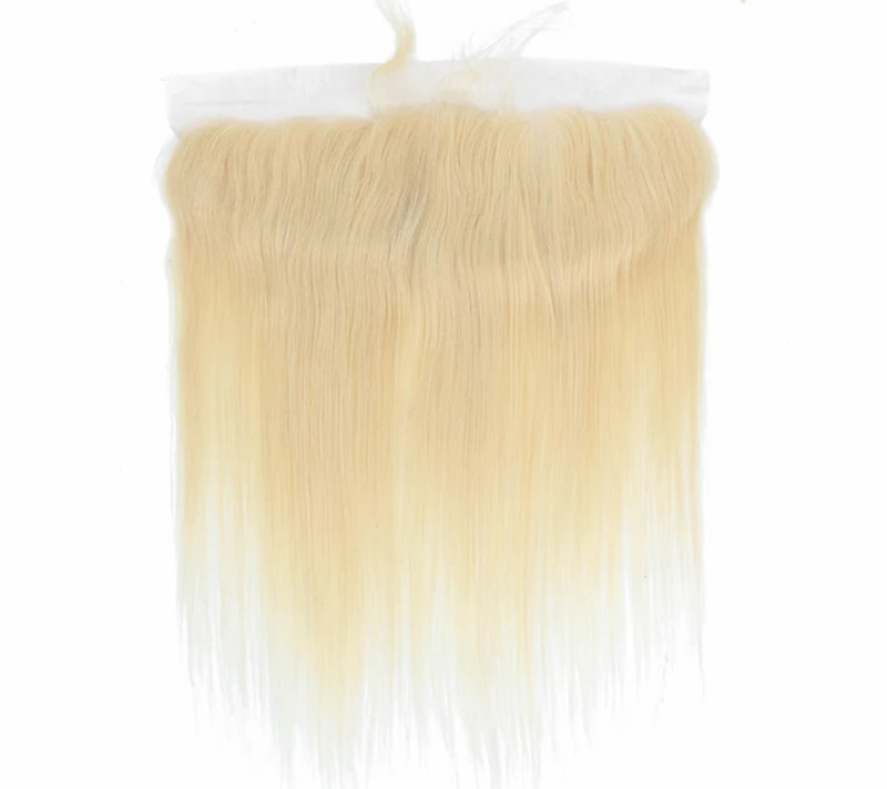 613 Blonde 5x5 4x4 6X6 13X4 13X6HD Lace Closure Body Wave Straight Human Hair Invisible Lace Melt Skins