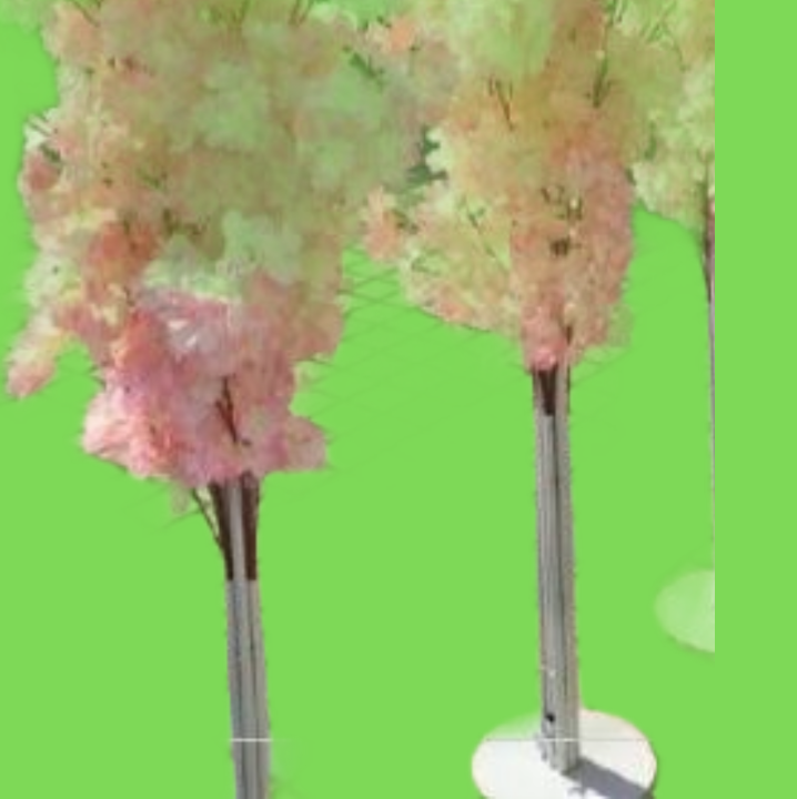 wedding Flowers decoration 5ft Tall 10 piecelot slik Artificial Cherry Blossom Tree Roman Column Road Leads For Wedding party Mal3526548