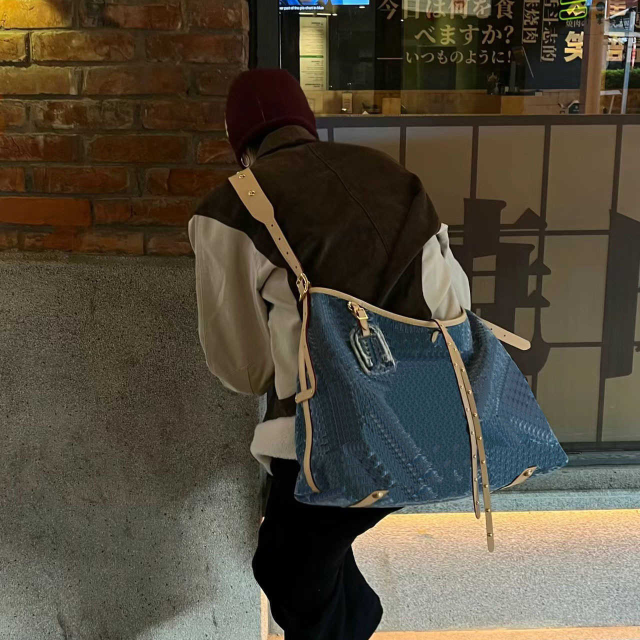vintage denim bags Designer Shoulder Bags Women Tote bag carry all handbags Handbags MM GM shopping purses woman handbag 240315