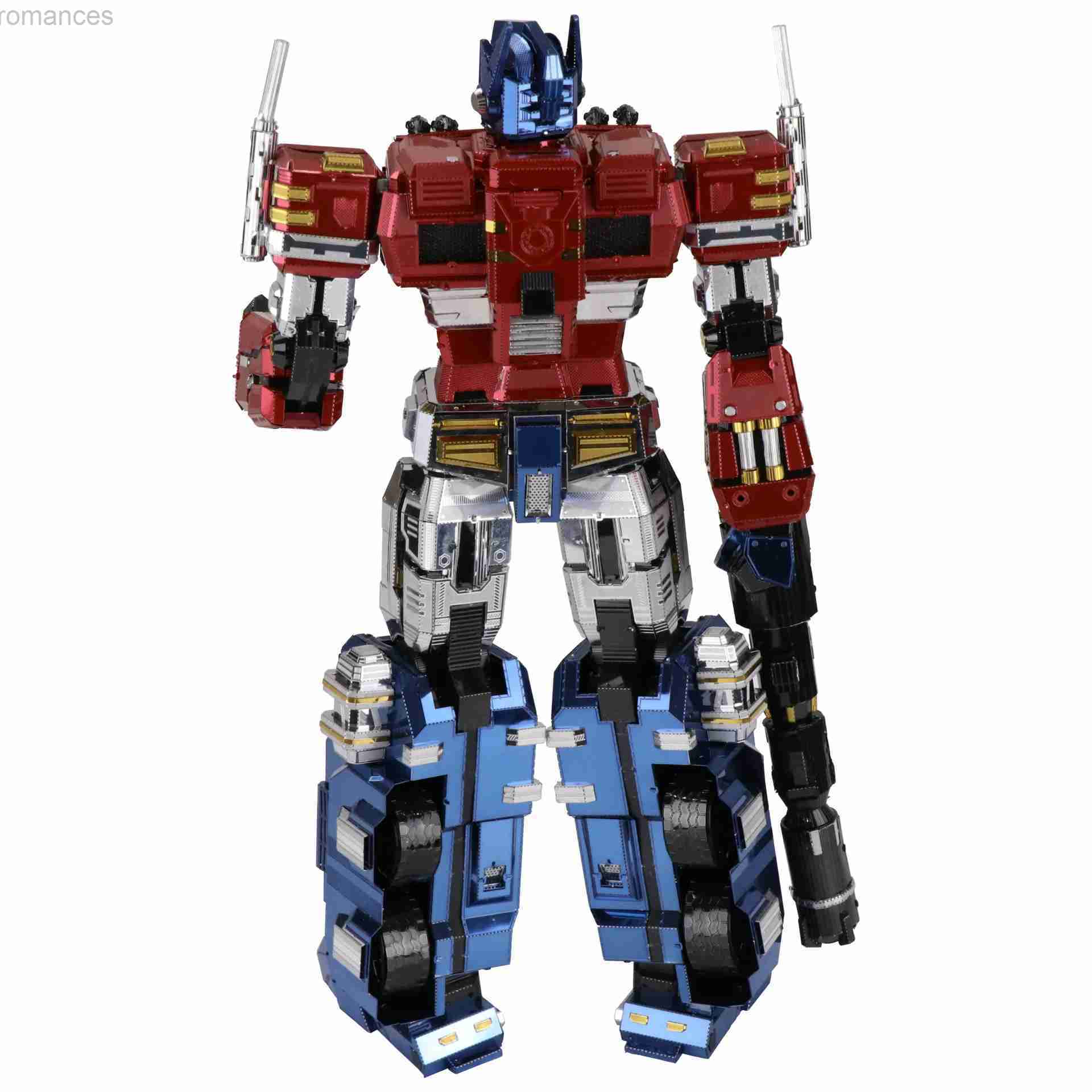 3D Puzzles MU Art Model 3D Metal Puzzle G1 red Robot model DIY 3D Laser Cut Assemble Jigsaw Toys Desktop decoration GIFT For Children 240314
