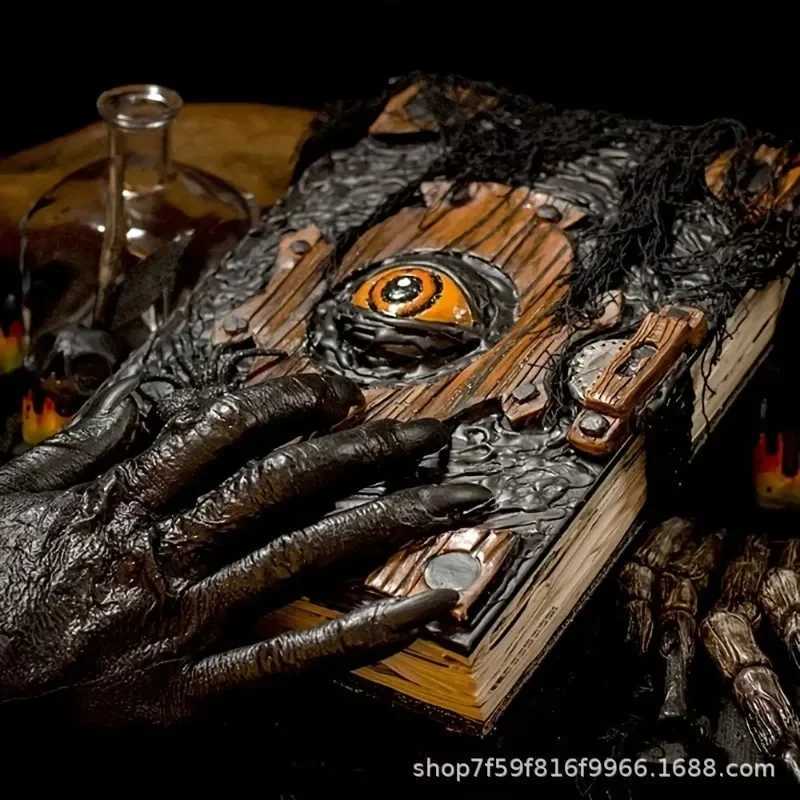 Decorative Objects Figurines Curse Eye Antique Grimoire Spell Book Decorations Ornament Gothic Horror Hocus Pocus Book Decorative Books Home Decor Toy