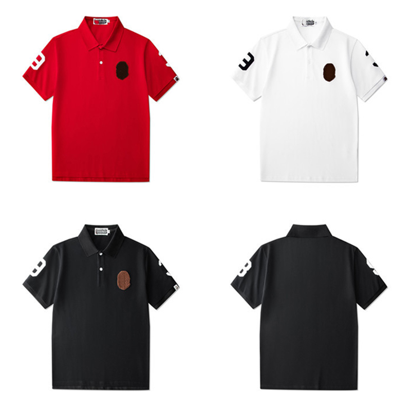 Designer Men's Polos shirt embroidered logo simple fashion summer men and women casual loose polo collar short sleeve T-shirt