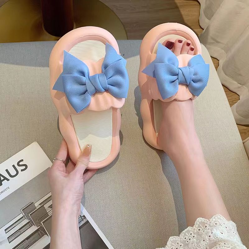 Summer New Home Slippers for Womens Indoor Bathroom Shower Non slip Thick Sole Soft Touch Adding Points to Loveliness in Daily Wear dhgates fashion cu