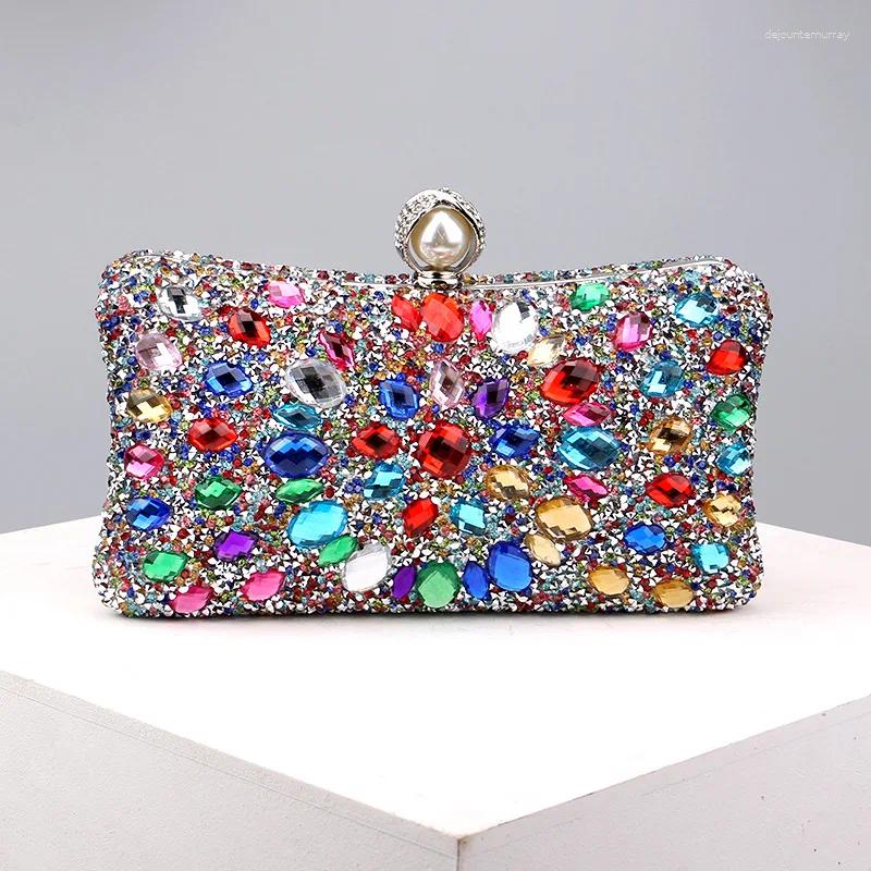 Evening Bags Women's Handbags Explosive Dia Encrusted Bag Dinner Ladies Fashion Banquet Hundred Dress