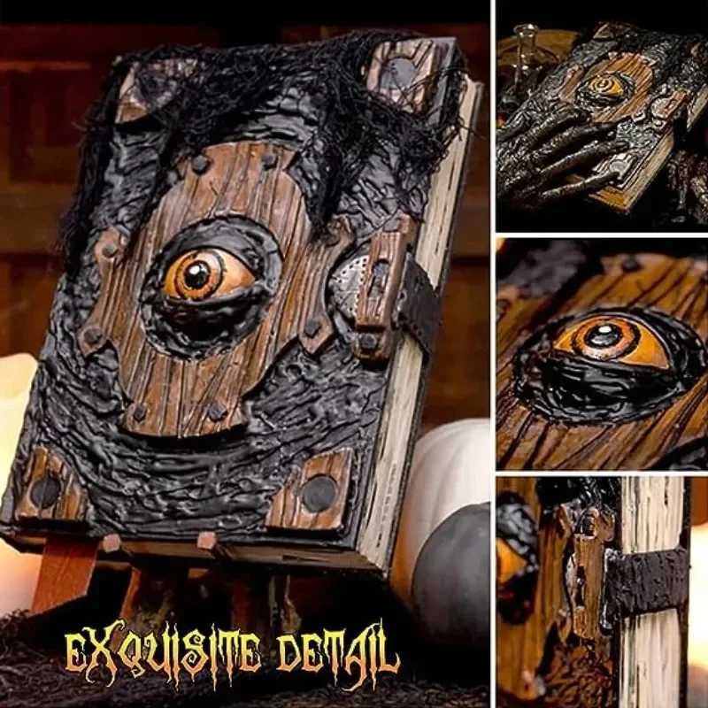 Decorative Objects Figurines Curse Eye Antique Grimoire Spell Book Decorations Ornament Gothic Horror Hocus Pocus Book Decorative Books Home Decor Toy