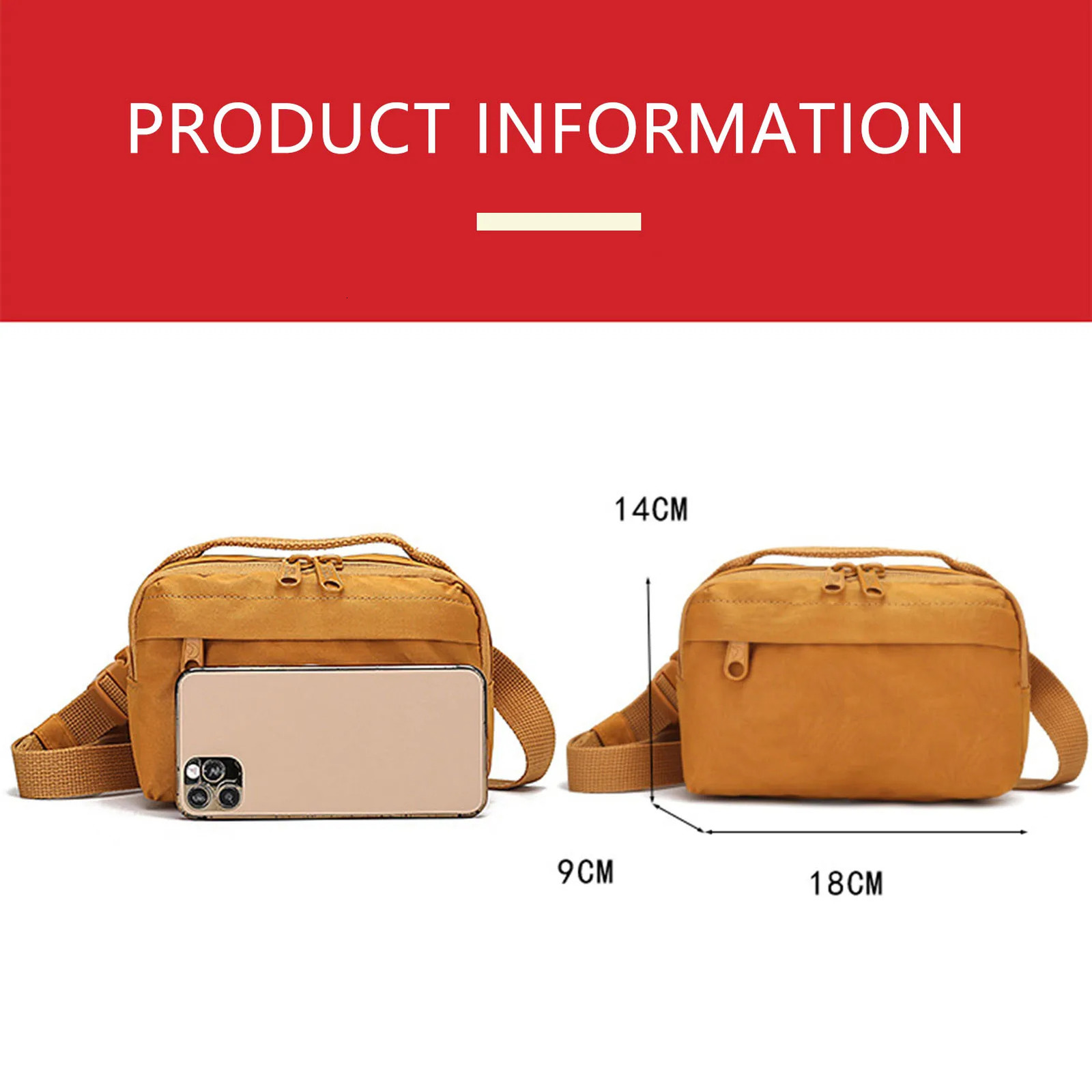 Splash Proof Sling Bag For Sports Horizontal Cross Body Shoulder Bag Fanny Pack Printed Zipper Closure Unisex Waist Bag 240306