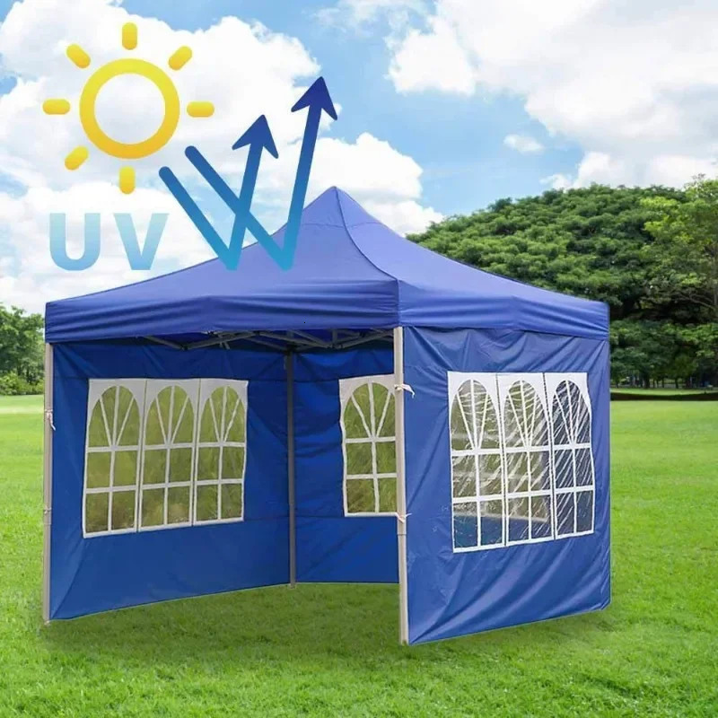 1PC Outdoor Tent Oxford Cloth Side Wall Rainproof Waterproof Tent Gazebo Garden Shade Shelter excluding Tent Roof and Bracket 240309