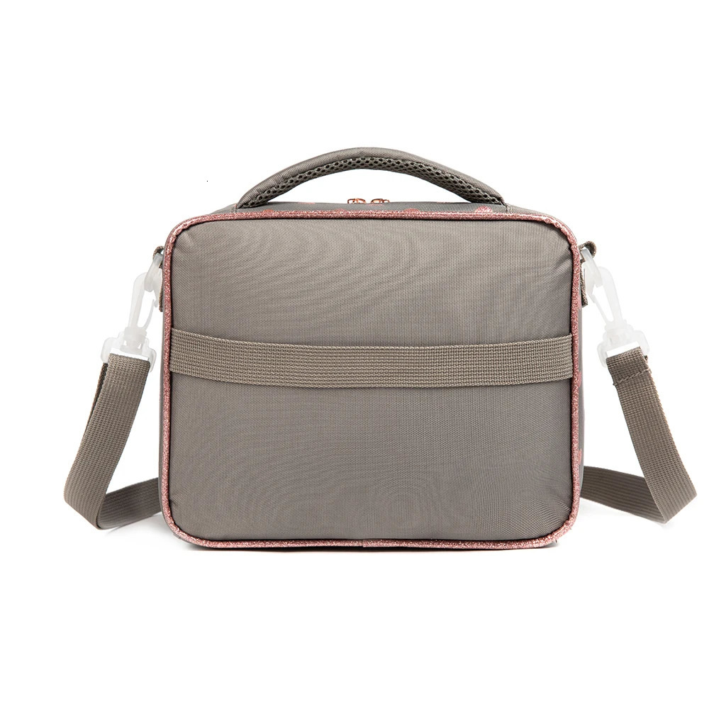 Large Capacity Lunch Box Waterproof Oxford Portable Zipper Thermal Bags with Bottle Pocket Lancheira Escolar Infantil 240226
