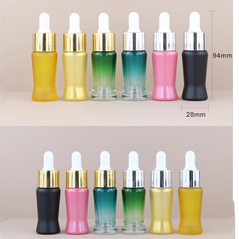 Empty 15ml Glass Dropper Bottles with Glass Eye Dropper Pipette for Essential Oils Aromatherapy Lab Chemicals