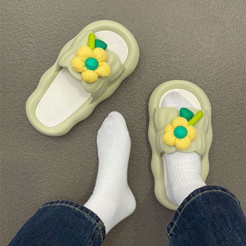 Summer New Home Slippers for Womens Indoor Bathroom Shower Non slip Thick Sole Soft Touch Adding Points to Loveliness in Daily Wear dhgates fashion cu