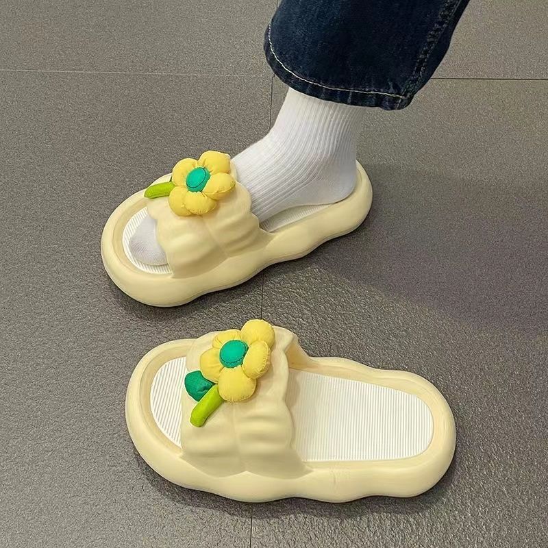 Summer New Home Slippers for Womens Indoor Bathroom Shower Non slip Thick Sole Soft Touch Adding Points to Loveliness in Daily Wear dhgates fashion cu