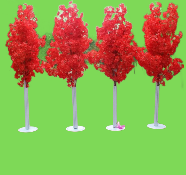 wedding Flowers decoration 5ft Tall 10 piecelot slik Artificial Cherry Blossom Tree Roman Column Road Leads For Wedding party Mal3526548