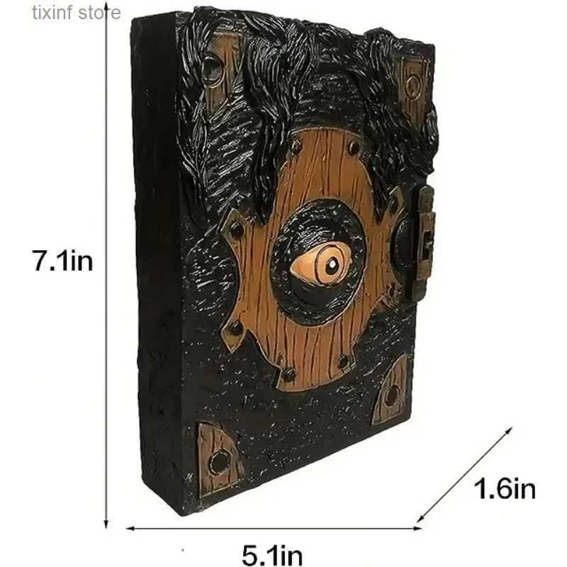 Decorative Objects Figurines Curse Eye Antique Grimoire Spell Book Decorations Ornament Gothic Horror Hocus Pocus Book Decorative Books Home Decor Toy
