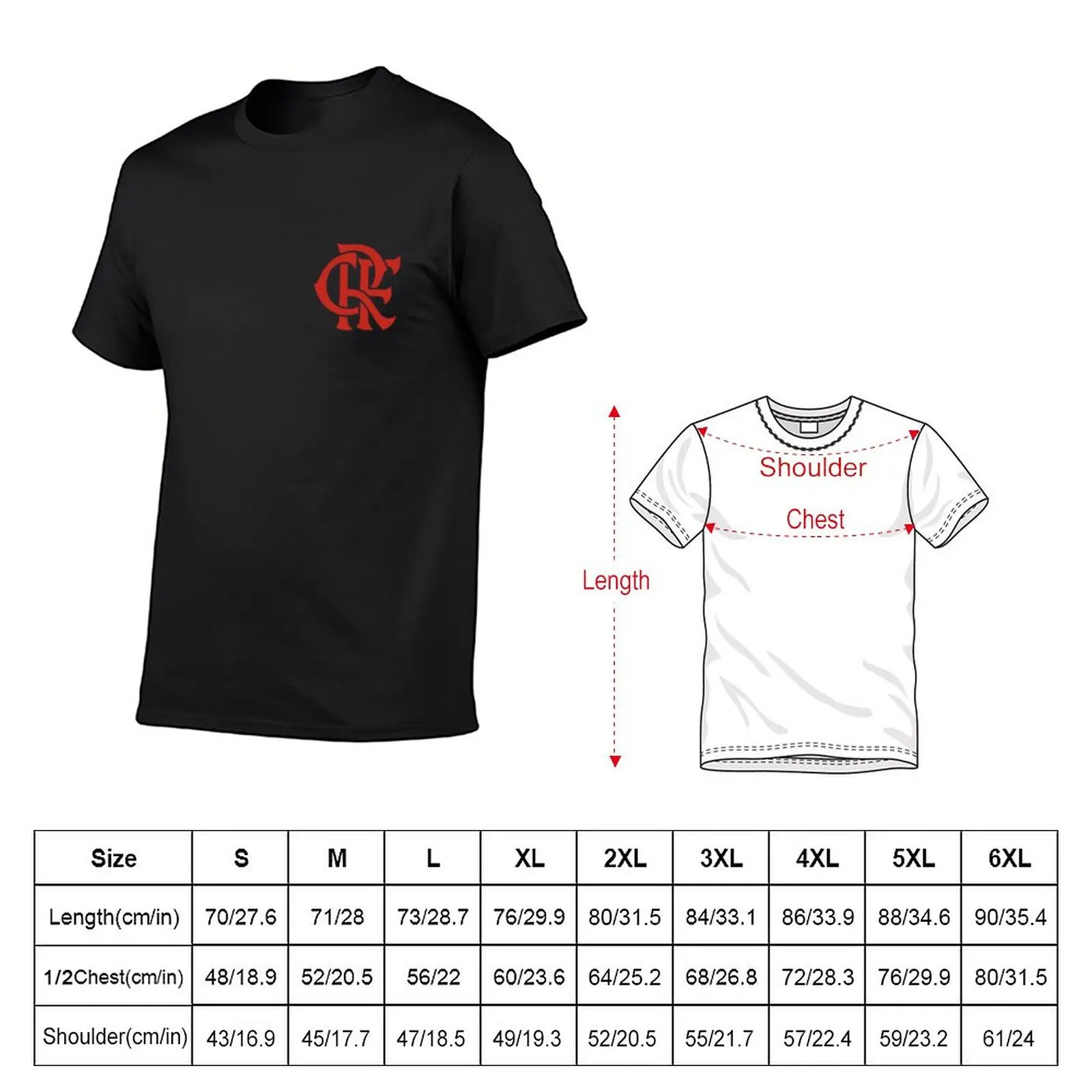 Flamengo Team T-Shirt anime plain t-shirt graphic t shirt plus size tops t shirts for men cotton 240305