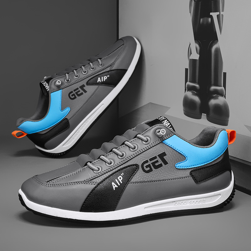 Casual shoes for men trendy and versatile Forrest Gump men shoes autumn one foot sports casual board shoes bean shoes B5qH#