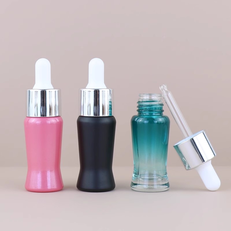 Empty 15ml Glass Dropper Bottles with Glass Eye Dropper Pipette for Essential Oils Aromatherapy Lab Chemicals
