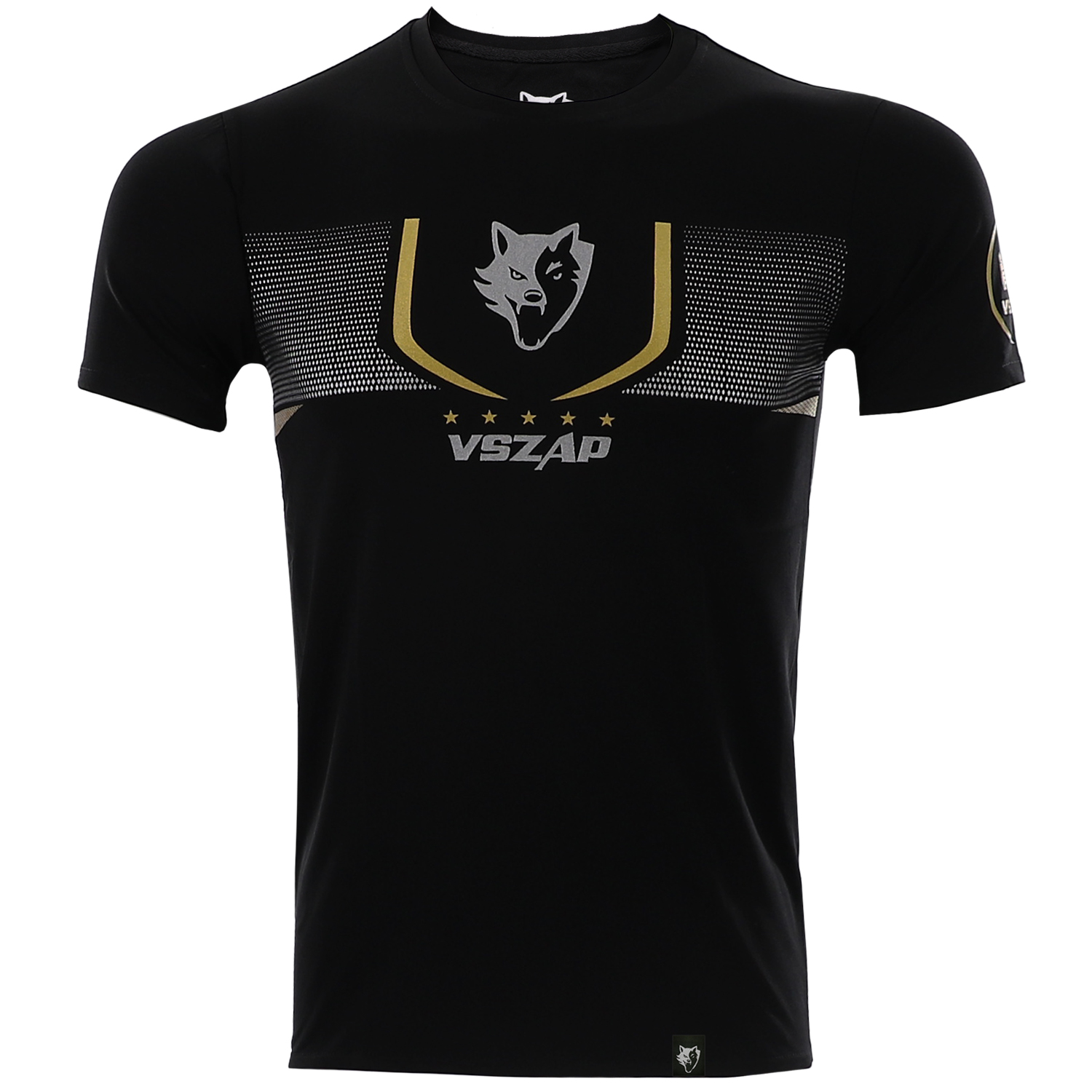 VSZAP Sports Muay Thai Short sleeved Hot Stamped T-shirt, Pure Cotton Casual Running Clothing, Fighting and Fitness Top