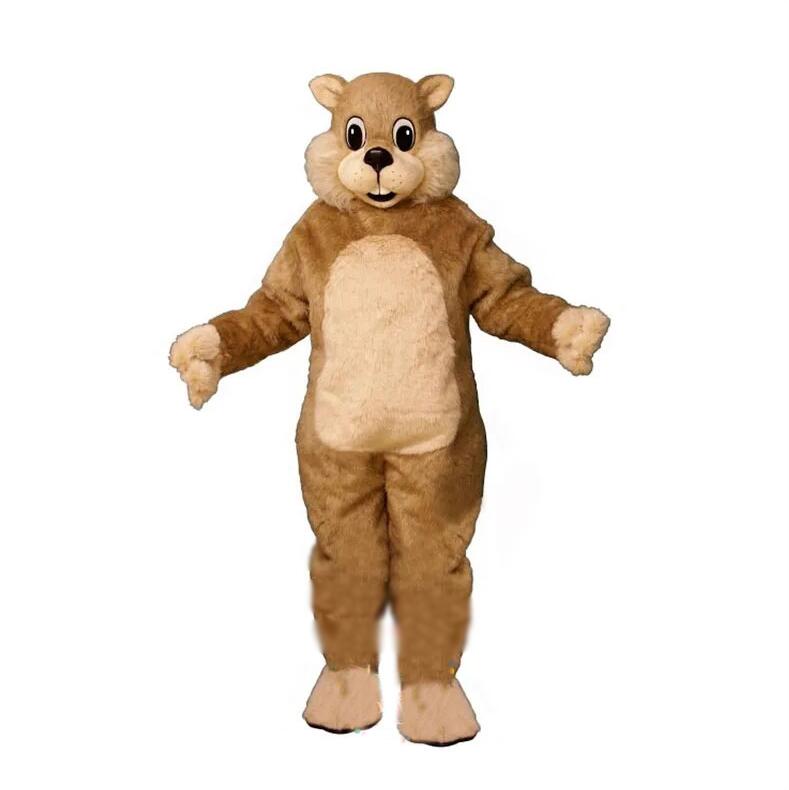2024 New Adult Squirrel Mascot Costumes high quality Cartoon Character Outfit Suit Carnival Adults Size Halloween Christmas Party Carnival Party