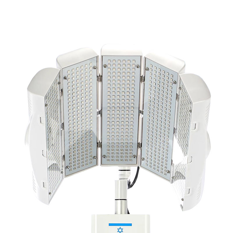 2024 pdt photon led light therapy with steamer nano face red light therapy device spa equipment infrared face mask