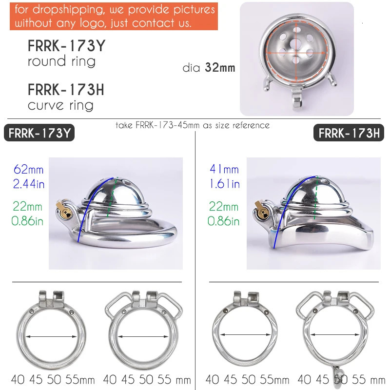 FRRK Hemisphere Chastity Cage Femboy Cock Sleeve Avoid Erection Penis Rings Sex Games Erotic Toys Goods for Adults 240312
