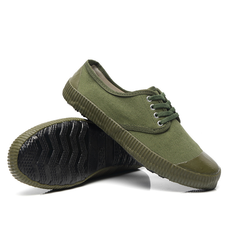 Agricultural Army Green Casual Shoes Rubber soles Wear resistant Outdoor Construction Site Agricultural Work Shoes O4oI#