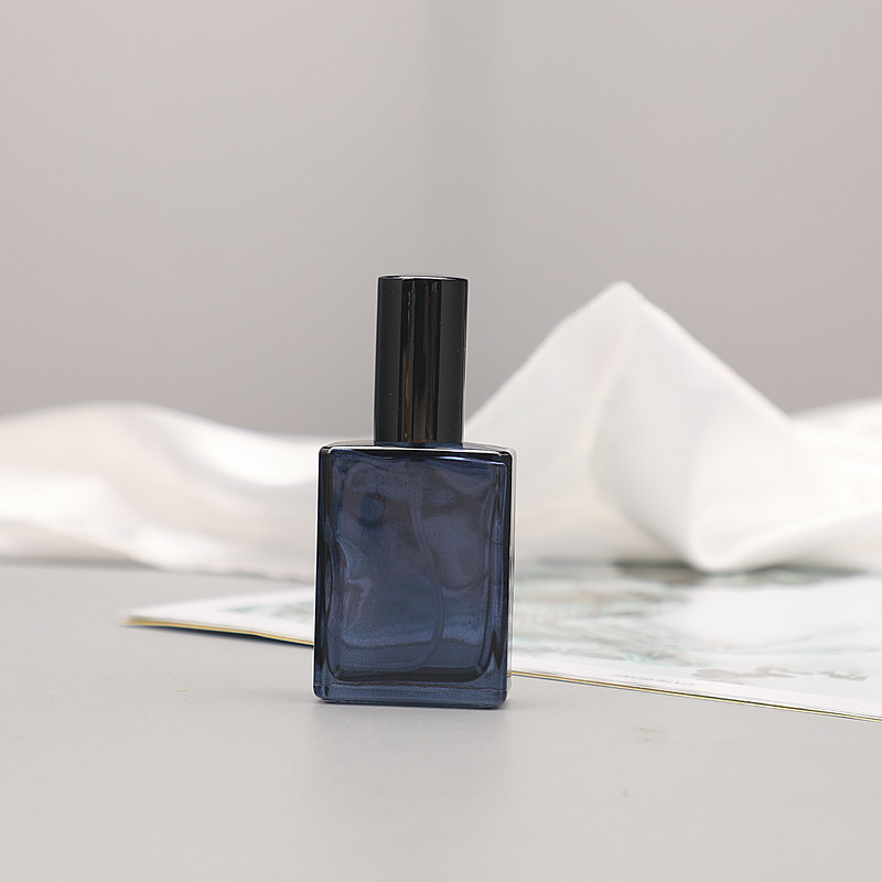 15ml Blue Glass Spray Bottle Empty Perfume Test Bottle Thick Glass Vial