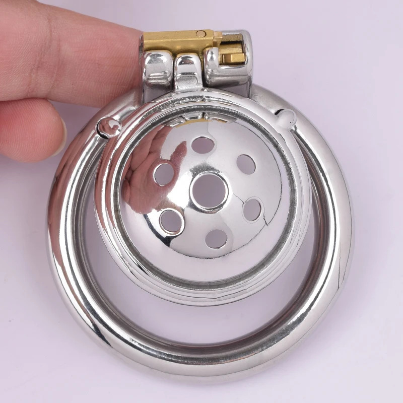 FRRK Hemisphere Chastity Cage Femboy Cock Sleeve Avoid Erection Penis Rings Sex Games Erotic Toys Goods for Adults 240312