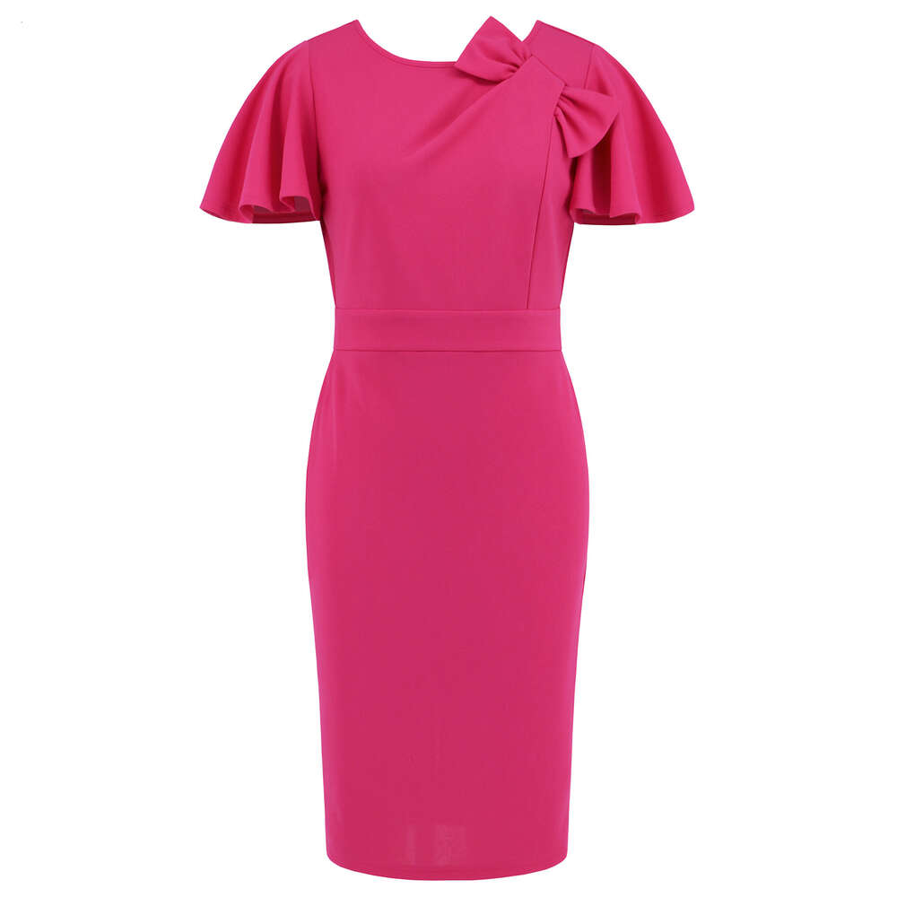Tiktok 2024 Spring/summer Elegant Style Bow Professional Dress