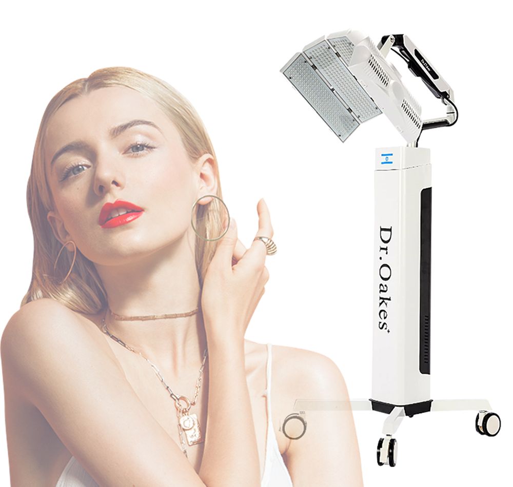 2024 pdt photon led light therapy with steamer nano face red light therapy device spa equipment infrared face mask