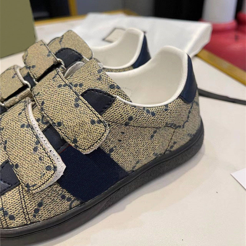 Baby Kids Shoes Newest Sneakers Children Prewalker Sport Running Shoes High Quality Letter Printing Leather Shoes Antiskid Leisure Shoe 2Colors Availa