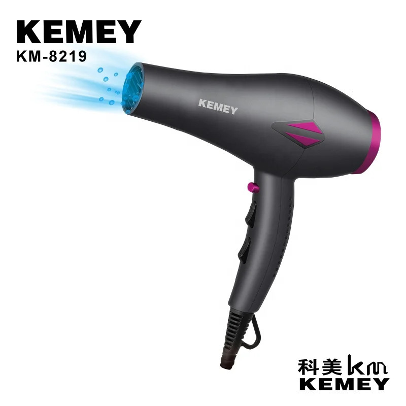 Hair Dryer 3500W Powerful Electric Blow Dryers KEMEY KM-8219 Air Hairdryer Modeling Barber Salon Tools Hair Dryers Sets 240312