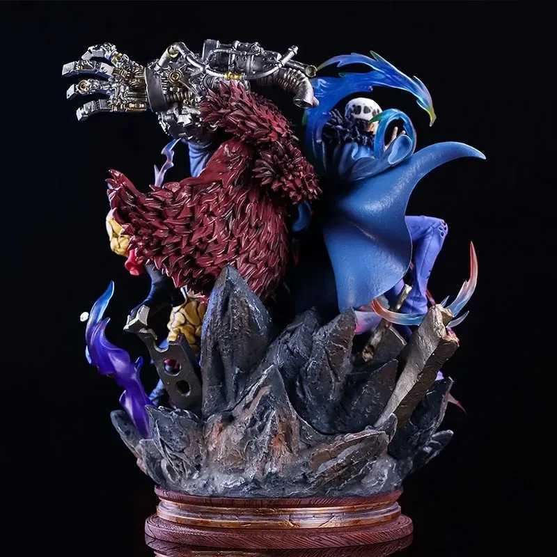 Toy 23cm Anime Luffy Trafalgar 3 Captain One Piece Action Figures Figurine Collection Ornament PVC Model Toys Gift