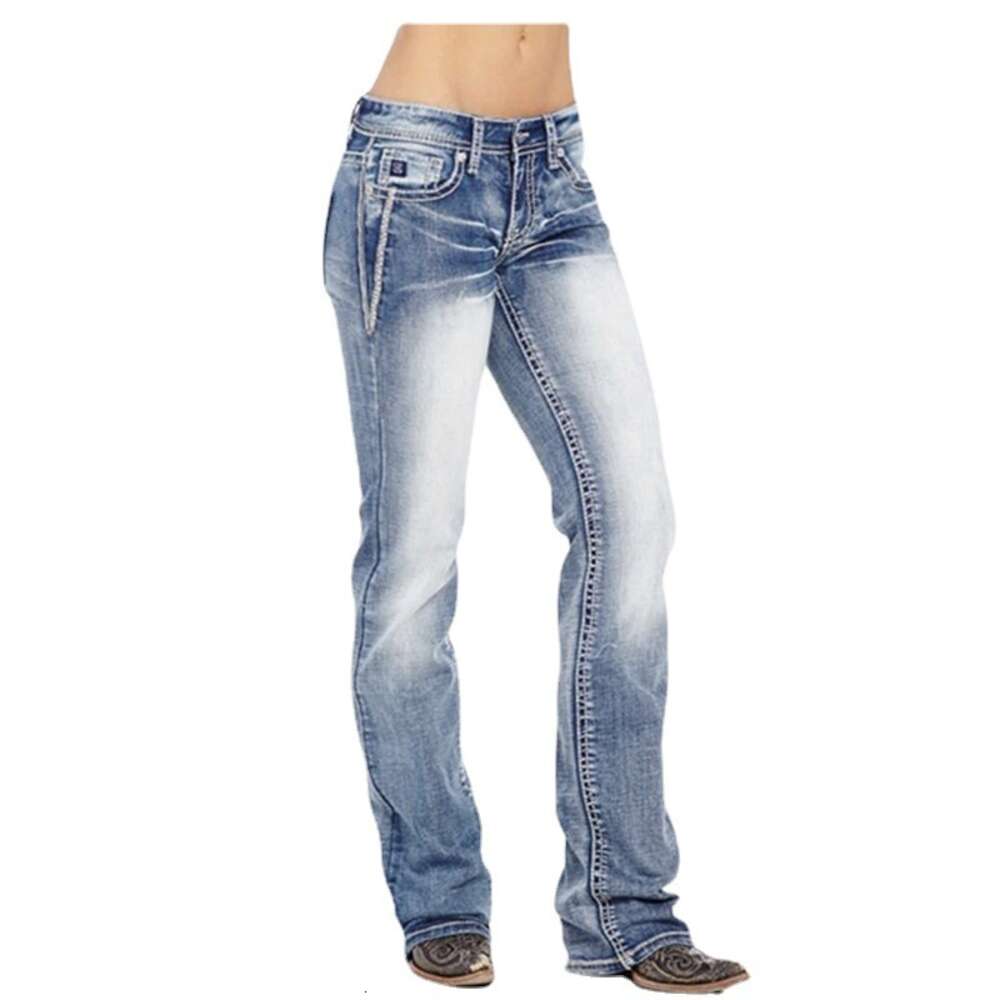 Hot Selling Jeans Slim Fit and Slimming Oversized Denim Women's Pants