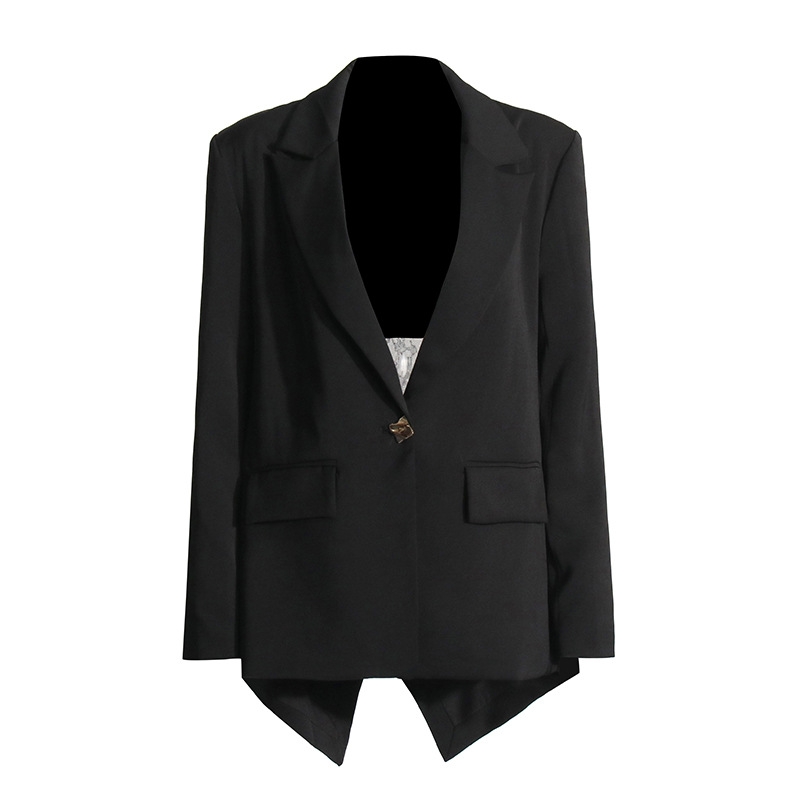 3019 XL 2024 Spring Milan Runway Coat Jackets Long Sleeve Suit jacket Lapel Neck High Quality Button Fashion Womens Clothes fan