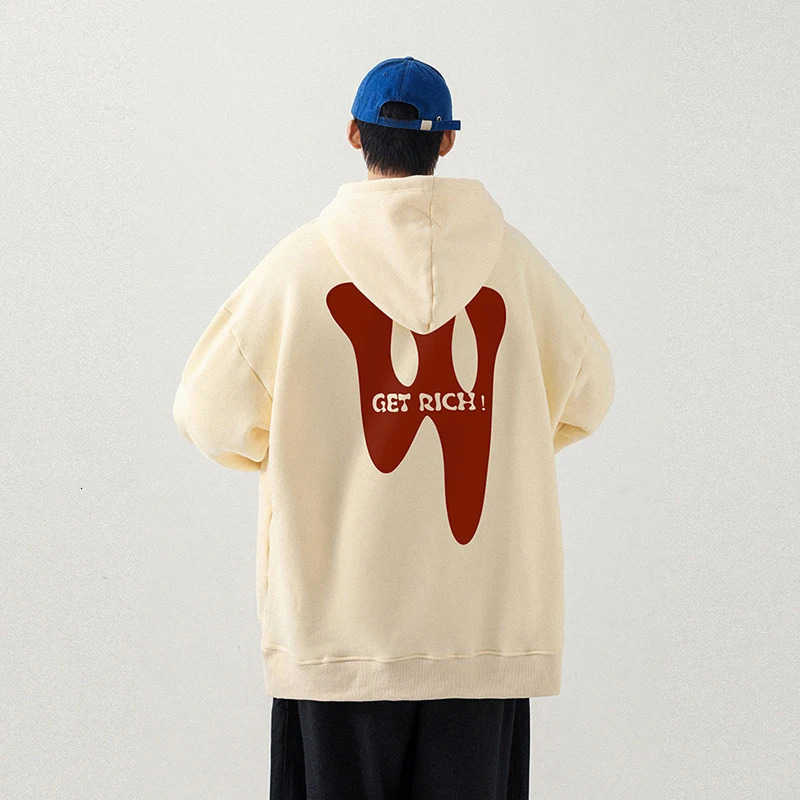 YRYT 400g Women CrewNeck Sweatshirts GET RICH Hoodies Pullover Sweaters Casual Comfy Thermal Long Sleeve Fall Fashion Outfit 240307