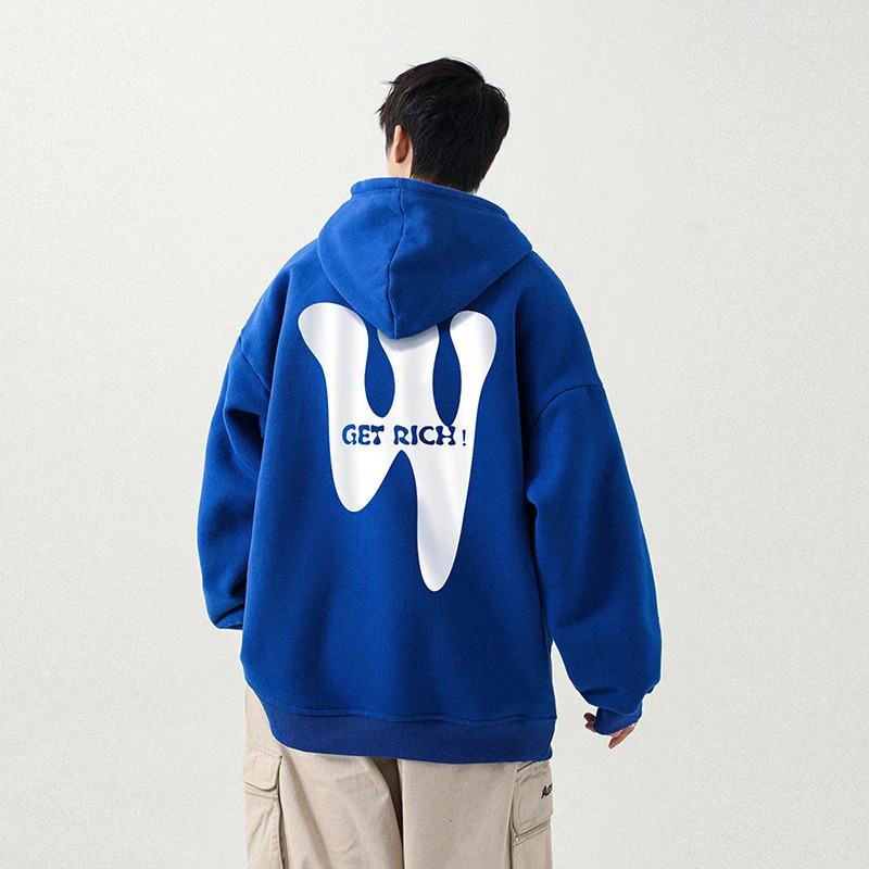 YRYT 400g Women CrewNeck Sweatshirts GET RICH Hoodies Pullover Sweaters Casual Comfy Thermal Long Sleeve Fall Fashion Outfit 240307