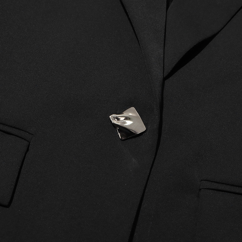 3019 XL 2024 Spring Milan Runway Coat Jackets Long Sleeve Suit jacket Lapel Neck High Quality Button Fashion Womens Clothes fan