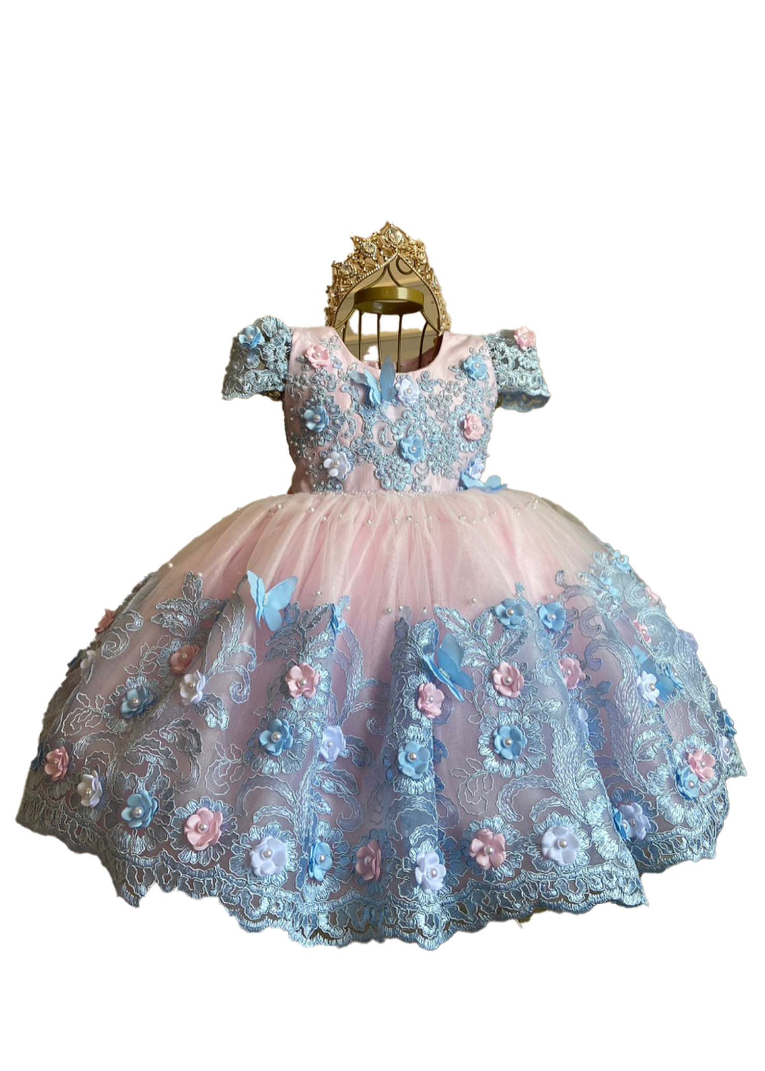 Lovely Wer Purple Dresses Lace Appliques Kids Formal Wear Backless Bow Knot Birthday Toddler Pageant Gowns Girls Dress Vestidos