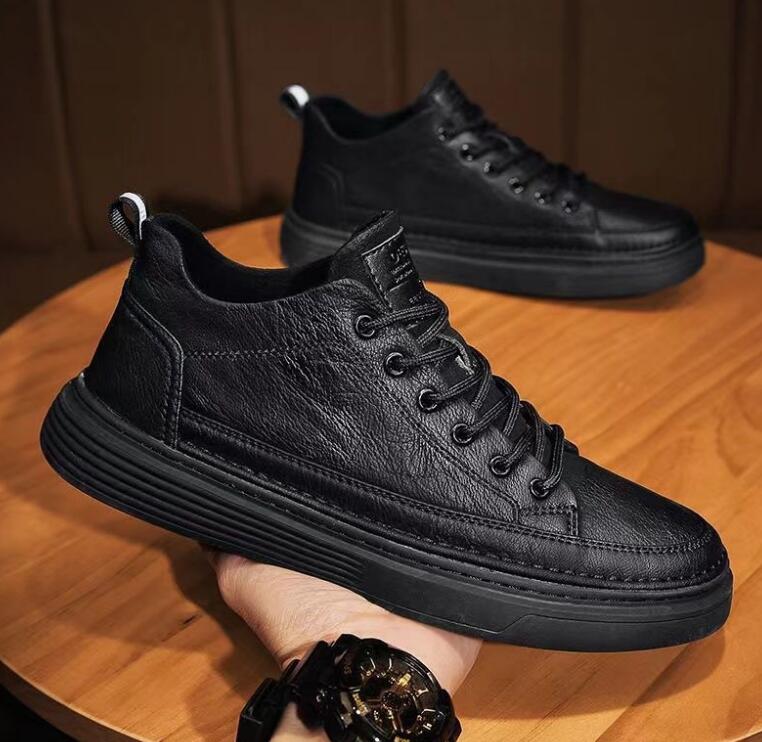 Men Casual Korean Version Board Shoes Casual Sports Board Shoes Fashion Trend Canvas Sneakers Simple Casual Student Skate Shoes