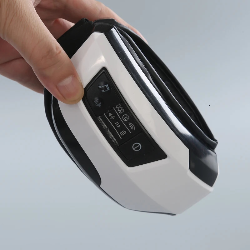 4D Electric Smart Eye Massager Bluetooth music Vibration Heated Massage For Tired Eyes Dark Circles Remove Care 240309