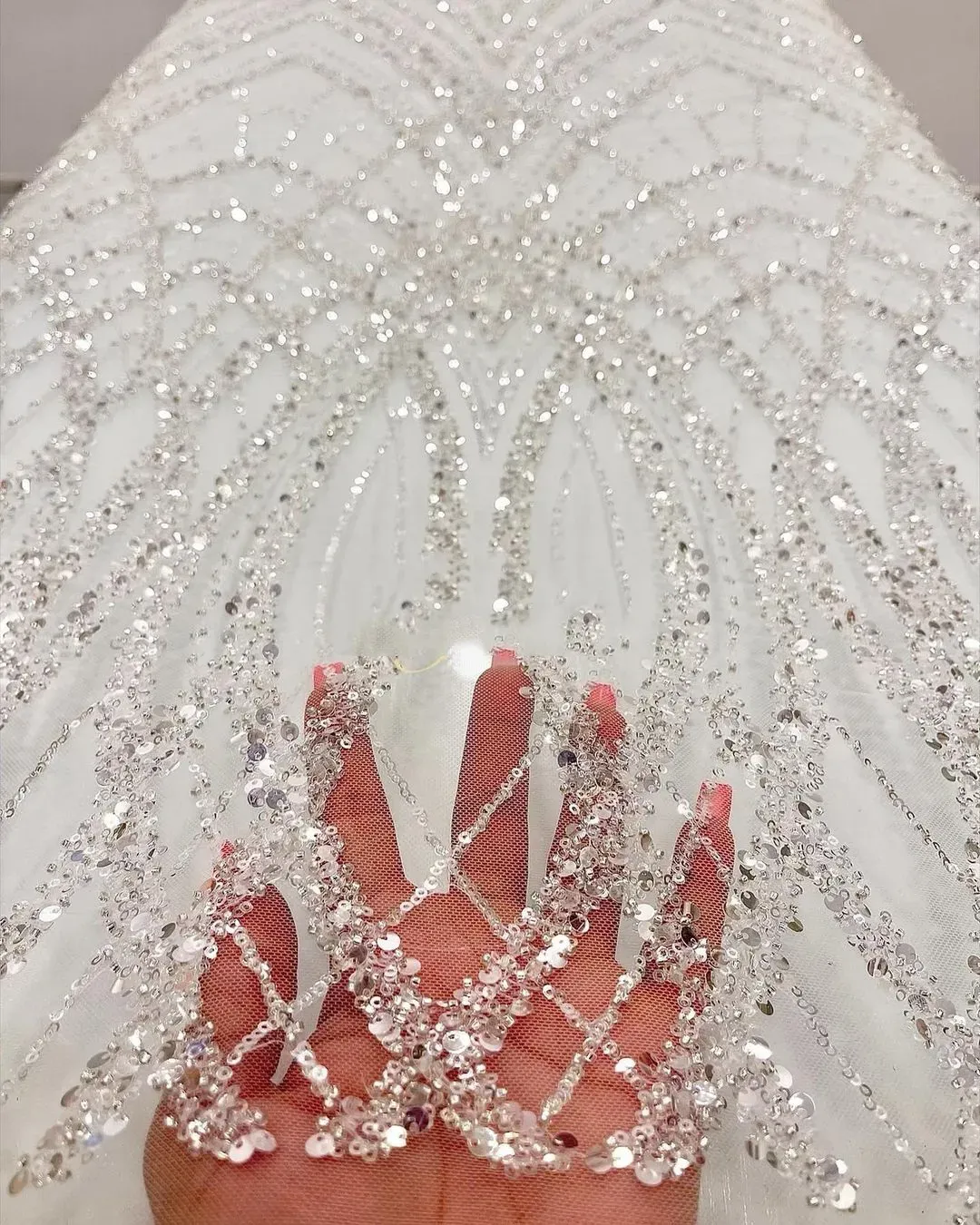 Elegant Sier Prom Dresses For Black Girls Beads Crystal V Neck Graduation Dress Birthday Party Mermaid Gowns Nigeria Vestidos De Gala 6660306