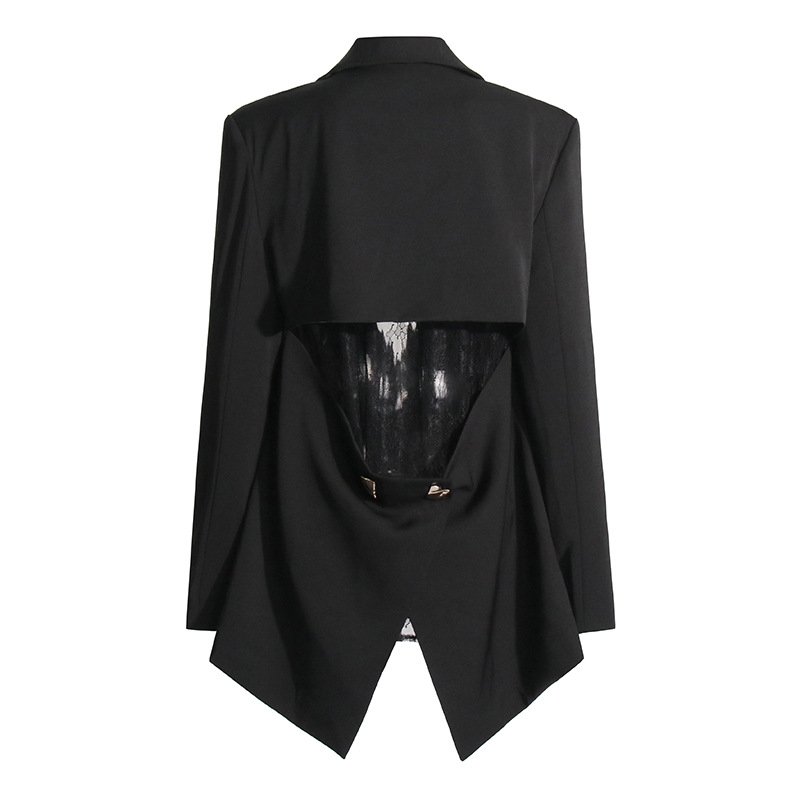 3019 XL 2024 Spring Milan Runway Coat Jackets Long Sleeve Suit jacket Lapel Neck High Quality Button Fashion Womens Clothes fan