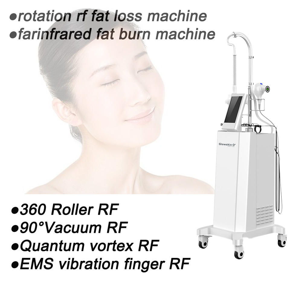 360 degree rotating rf EMS vibration finger face massage face lifting anti-aging body slimming machine