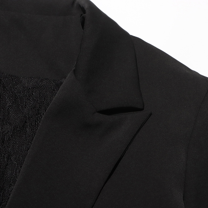 3019 XL 2024 Spring Milan Runway Coat Jackets Long Sleeve Suit jacket Lapel Neck High Quality Button Fashion Womens Clothes fan