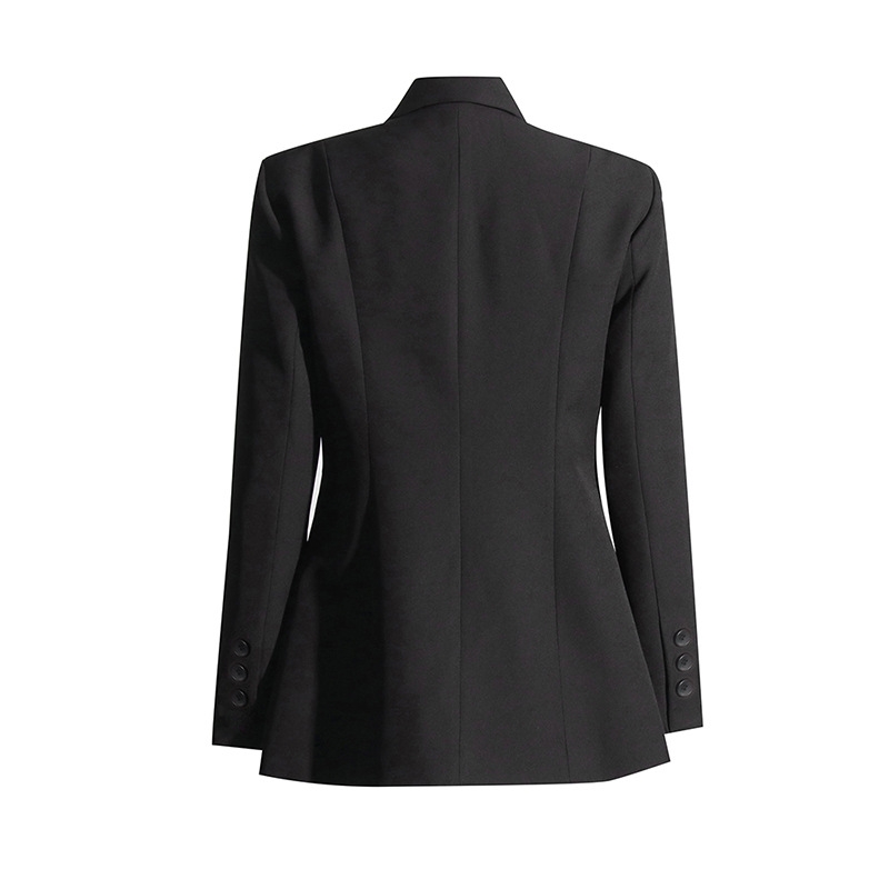 3019 XL 2024 Spring Milan Runway Coat Jackets Long Sleeve Crew Neck High Quality Button Fashion Womens Clothes yy